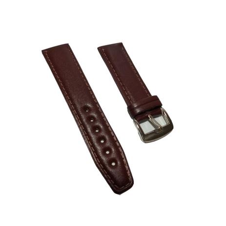 Pulseira de Couro Mc Liso Marrom para Relógio Mondaine Com encaixe de 24mm  - Oficina Dos Relogios - Pulseira de Relógio - Magazine Luiza