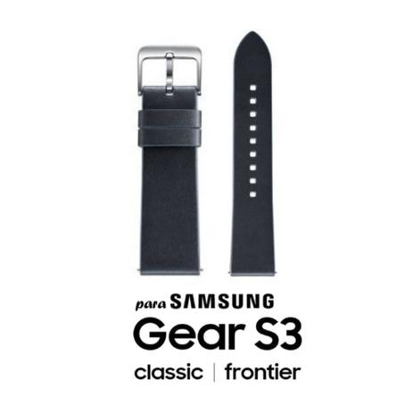 pulseira de couro samsung gear s3