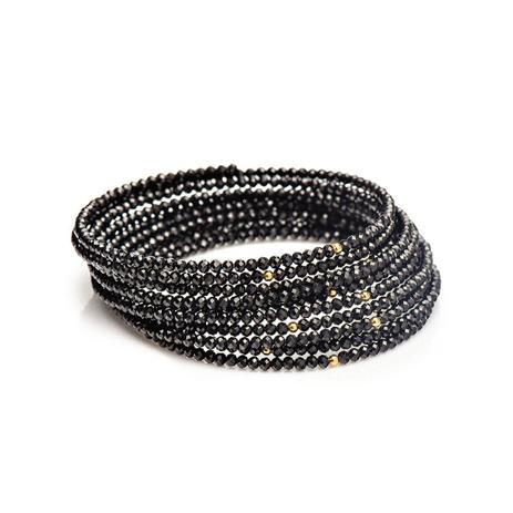 Pulseira de Ouro 18k Bracelete Espiral Espinélio e Bolinhas pu03996 - Joiasgold Menor preço em Pulseira de Ouro 18k Bracelete Espiral Espinélio e Bolinhas pu03996 - Joiasgold