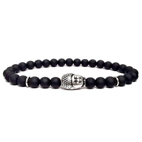 Pulseira Elástica Feminina De Buda Prata - Gafeno acessórios Menor preço em Pulseira Elástica Feminina De Buda Prata - Gafeno acessórios