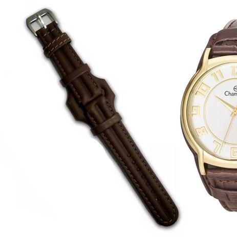 Pulseira em Couro Compatível com Relógio Champion Cn20319w 20mm Tm Marrom - Oficina dos relógios Menor preço em Pulseira em Couro Compatível com Relógio Champion Cn20319w 20mm Tm Marrom - Oficina dos relógios
