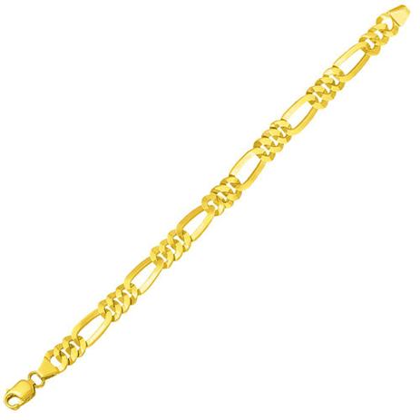 Pulseira em Ouro 18K com Elos Grumet 3x1 - AU3654 - Bruna tessaro Menor preço em Pulseira em Ouro 18K com Elos Grumet 3x1 - AU3654 - Bruna tessaro