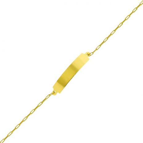 Pulseira em Ouro 18k com Placa Infantil KT - Joiasgold Menor preço em Pulseira em Ouro 18k com Placa Infantil KT - Joiasgold