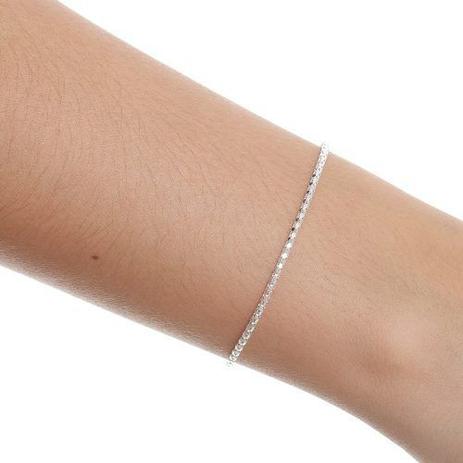 Pulseira Feminina 18cm Estilo Escama Diamantada Em Prata 925 - Gabriela costa semi jóias Menor preço em Pulseira Feminina 18cm Estilo Escama Diamantada Em Prata 925 - Gabriela costa semi jóias