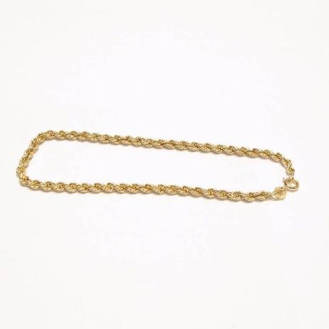 Pulseira Feminina E Masculina Cordão Baiano Em Ouro 18k-75 - Total pratas Menor preço em Pulseira Feminina E Masculina Cordão Baiano Em Ouro 18k-75 - Total pratas