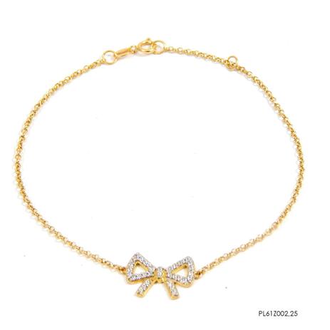 Pulseira Feminina Ouro 18k Com Laço PL61Z002,25 é boa?