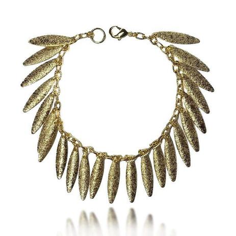 Pulseira Franjas Jateadas Folheado a Ouro 18k - Lunozê Menor preço em Pulseira Franjas Jateadas Folheado a Ouro 18k - Lunozê