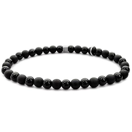 Pulseira Gafeno De Pedras Masculinas Preta - Gafeno acessórios é boa?