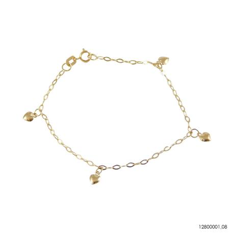 Pulseira Infantil Cartier Com Coração Ouro 18k 12800001,08 - Jjoias Menor preço em Pulseira Infantil Cartier Com Coração Ouro 18k 12800001,08 - Jjoias