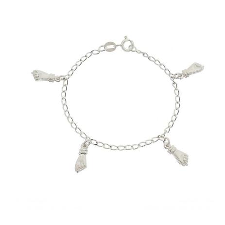 Pulseira Infantil Figa - Céu de prata Menor preço em Pulseira Infantil Figa - Céu de prata
