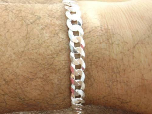 Pulseira Italiana Masculina Grumet Grossa 21cm 9mm Prata 925 Original. Cod: 971-P - Gabriela costa semi jóias Menor preço em Pulseira Italiana Masculina Grumet Grossa 21cm 9mm Prata 925 Original. Cod: 971-P - Gabriela costa semi jóias