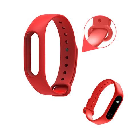 Pulseira Lisa Para Relógio Inteligente Mi Band 2 Xiaomi Smartwatch Silicone Alça Ajustável Vermelha - Aquiébarato Menor preço em Pulseira Lisa Para Relógio Inteligente Mi Band 2 Xiaomi Smartwatch Silicone Alça Ajustável Vermelha - Aquiébarato