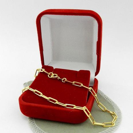 Pulseira Masculina 21cm 3mm Largura Folheado Ouro PL443 - Wnbijouterias Menor preço em Pulseira Masculina 21cm 3mm Largura Folheado Ouro PL443 - Wnbijouterias