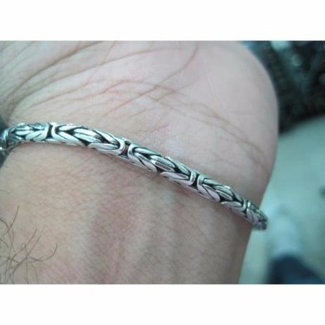 Pulseira Masculina De Bali P. Peruano Em Prata 925 - DG Presentes Menor preço em Pulseira Masculina De Bali P. Peruano Em Prata 925 - DG Presentes
