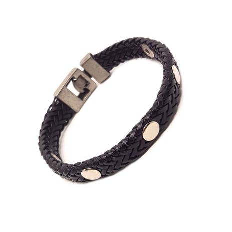 Pulseira Masculina de Couro Trançado - P - Empório top é boa?