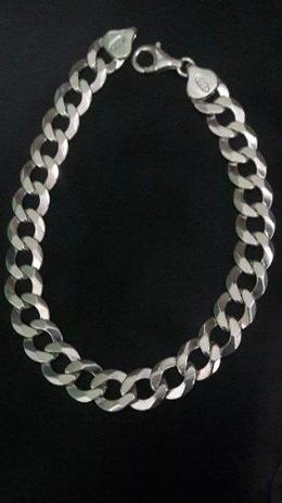 Pulseira Masculina Prata 925 Maciça Grumet 9mm Grossa - Total Pratas Menor preço em Pulseira Masculina Prata 925 Maciça Grumet 9mm Grossa - Total Pratas