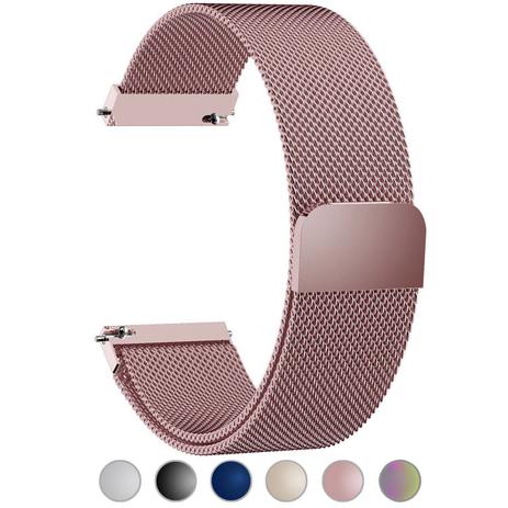 Pulseira Milanese 22mm Samsung Gear S3 - Rosê Gold - Encapar Menor preço em Pulseira Milanese 22mm Samsung Gear S3 - Rosê Gold - Encapar