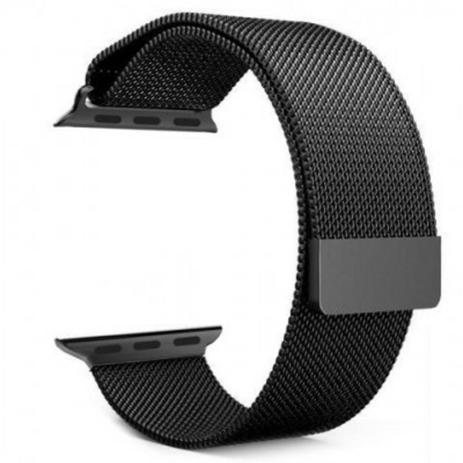 Pulseira Milanese Aço para APPLE WATCH - 42/44mm - Grafite - Omnii fast Menor preço em Pulseira Milanese Aço para APPLE WATCH - 42/44mm - Grafite - Omnii fast