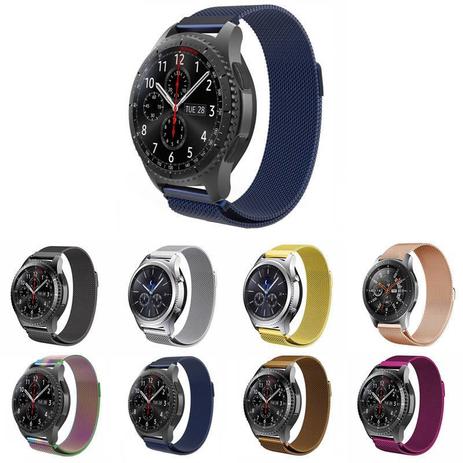 Pulseira Milanese para Samsung Gear S3 - Galaxy Watch 46mm - Ltimports Menor preço em Pulseira Milanese para Samsung Gear S3 - Galaxy Watch 46mm - Ltimports