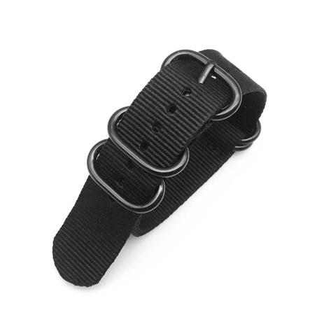 Pulseira Nylon Nato Zulu Argolas Pretas Menor preço em Pulseira Nylon Nato Zulu Argolas Pretas
