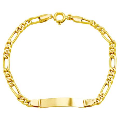 Pulseira Ouro 18K Placa com Elos 3X1 - AU2156 - Bruna tessaro Menor preço em Pulseira Ouro 18K Placa com Elos 3X1 - AU2156 - Bruna tessaro