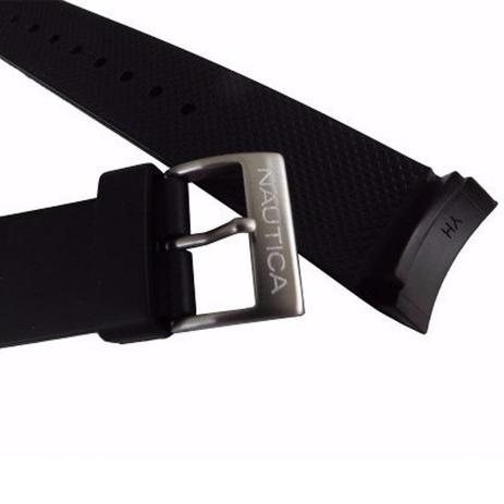 Pulseira para Relógio Nautica 20mm Preta Menor preço em Pulseira para Relógio Nautica 20mm Preta