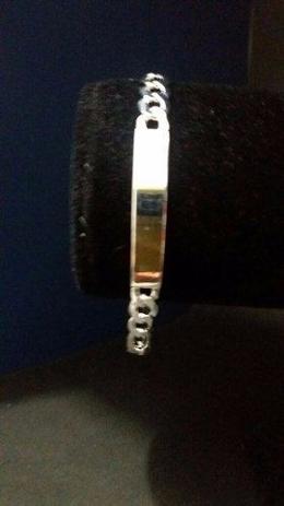 Pulseira Prata 925 Elos 3x1 Grumet 10,3 Gr Gravação De Nome - Total pratas Menor preço em Pulseira Prata 925 Elos 3x1 Grumet 10,3 Gr Gravação De Nome - Total pratas