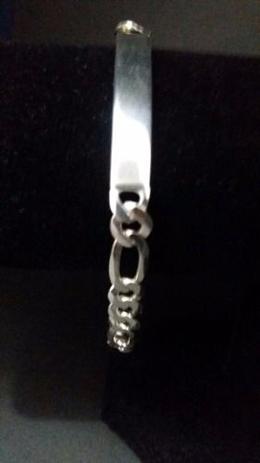 Pulseira Prata 925 Elos 3x1 Grumet Gravação De Nome Grátis - Total pratas Menor preço em Pulseira Prata 925 Elos 3x1 Grumet Gravação De Nome Grátis - Total pratas