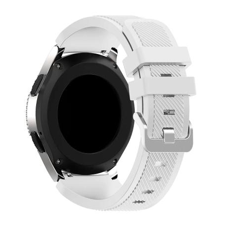 Pulseira Relógio Samsung Galaxy Watch 46mm / Gear S3 Classic / Frontier - Branco - Hkgk Menor preço em Pulseira Relógio Samsung Galaxy Watch 46mm / Gear S3 Classic / Frontier - Branco - Hkgk