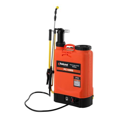Pulverizador Costal 2 Em 1 Tekna 16L 3.1 L/m Bivolt Menor preço em Pulverizador Costal 2 Em 1 Tekna 16L 3.1 L/m Bivolt