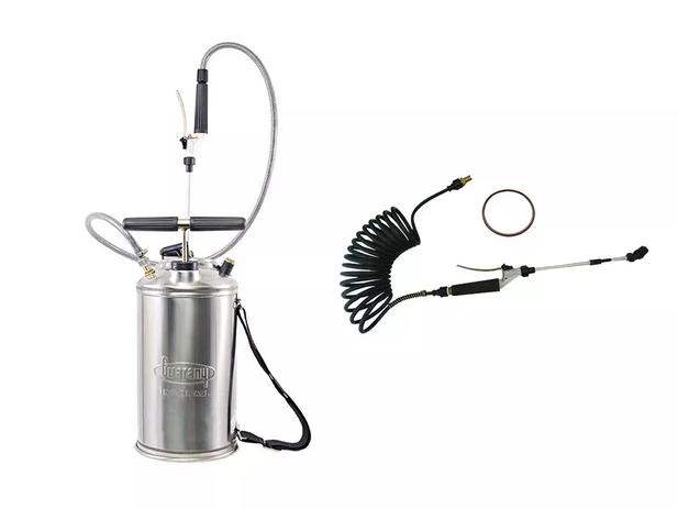 Pulverizador Inox 10 Litros Guarany + Kit Impermeabilização Menor preço em Pulverizador Inox 10 Litros Guarany + Kit Impermeabilização