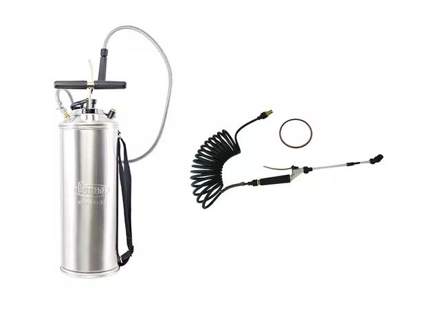 Pulverizador Inox 15 Litros Guarany + Kit Impermeabilização Menor preço em Pulverizador Inox 15 Litros Guarany + Kit Impermeabilização