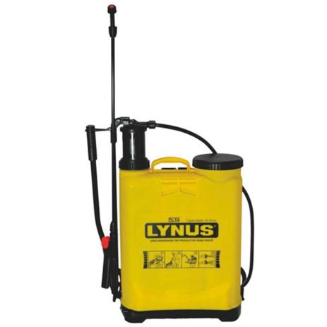 Pulverizador Manual Costal PL16 - 16 Litros Lynus Menor preço em Pulverizador Manual Costal PL16 - 16 Litros Lynus