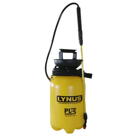 Pulverizador Manual Lynus PL-5 5 Litros Amarelo Menor preço em Pulverizador Manual Lynus PL-5 5 Litros Amarelo