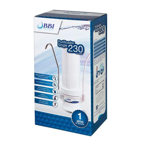 Purificador de Água BBI Single 230 com Refil Menor preço em Purificador de Água BBI Single 230 com Refil