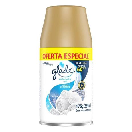 Purificador de Ar Glade Automatic Spray Toque de Maciez Refil 269ml é boa?