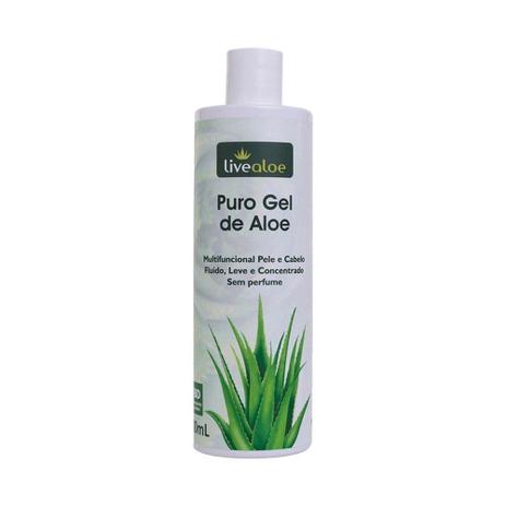 Puro Gel de Aloe Vera Sem Perfume 500ml Livealoe Menor preço em Puro Gel de Aloe Vera Sem Perfume 500ml Livealoe