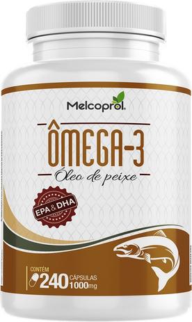 PURO OLEO DE PEIXE - OMEGA 3 - 240caps 1000mg MELCOPROL Menor preço em PURO OLEO DE PEIXE - OMEGA 3 - 240caps 1000mg MELCOPROL