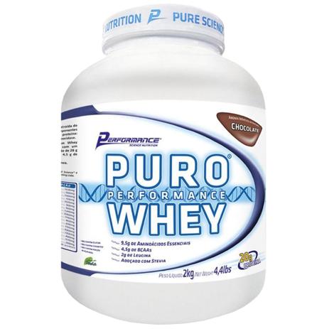 Puro performance whey choco 2kg Menor preço em Puro performance whey choco 2kg
