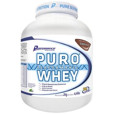 Puro Whey 2kg - Performance Nutrition Menor preço em Puro Whey 2kg - Performance Nutrition