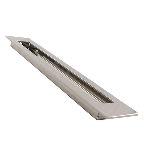 Puxador concha 22x0.8cm inox escovado - Geris Menor preço em Puxador concha 22x0.8cm inox escovado - Geris