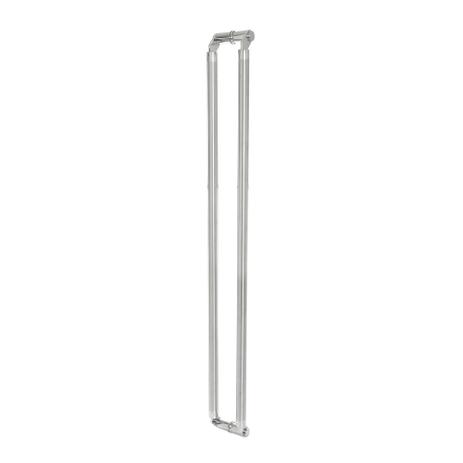 Puxador duplo tubular redondo H05 inox 1,50m - Ags Menor preço em Puxador duplo tubular redondo H05 inox 1,50m - Ags