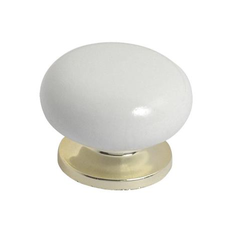 Puxador em Madeira com Base Plástica Praiano Branco E Dourado Pequeno - Fixtil Menor preço em Puxador em Madeira com Base Plástica Praiano Branco E Dourado Pequeno - Fixtil