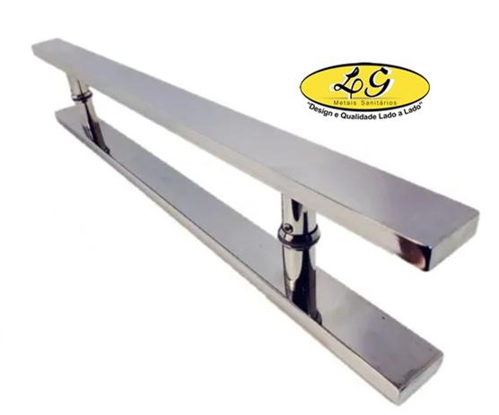 Puxador Inox Para Porta Pivotante Madeira Vidro 60 CM - Lg Metais é ruim? Puxador Inox Para Porta Pivotante Madeira Vidro 60 CM - Lg Metais é boa?