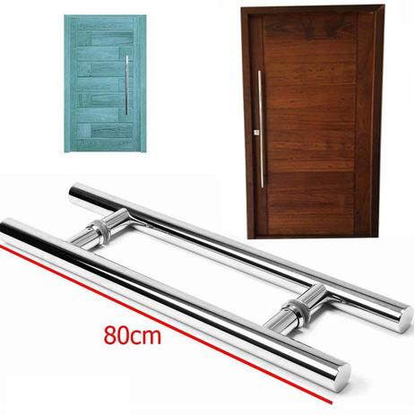 Puxador Para Porta Aco Inox 80cm Porta Pivotante Duplo Casa (BSL-PXD-2) - Braslu é boa?