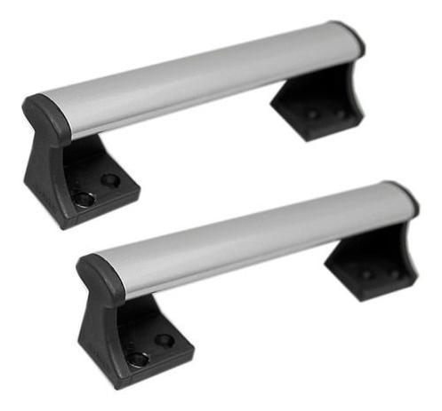 Puxador para porta de correr de madeira para quarto prata com preto 2PÇS 1 PAR - Rodinato Menor preço em Puxador para porta de correr de madeira para quarto prata com preto 2PÇS 1 PAR - Rodinato