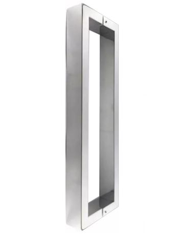 Puxador para porta de madeira Inox 304 modelo U - Bsinox Menor preço em Puxador para porta de madeira Inox 304 modelo U - Bsinox