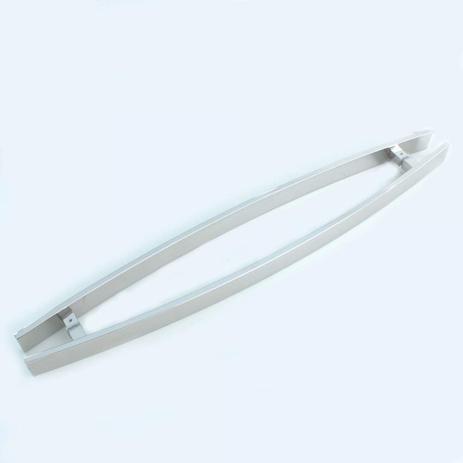 Puxador para Porta Duplo Chato em Inox Eco 40cm Geris Prata Menor preço em Puxador para Porta Duplo Chato em Inox Eco 40cm Geris Prata