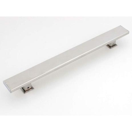 Puxador para Porta Duplo em Inox Planus Eco 100cm Geris Prata Menor preço em Puxador para Porta Duplo em Inox Planus Eco 100cm Geris Prata