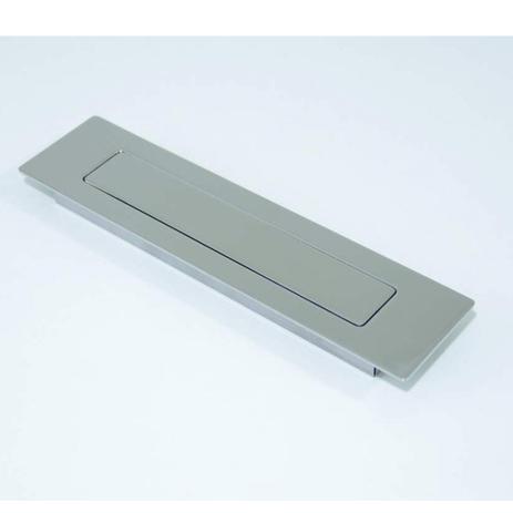 Puxador para Porta ou Móvel tipo Concha com Tampa 22cm Geris Inox Polido Menor preço em Puxador para Porta ou Móvel tipo Concha com Tampa 22cm Geris Inox Polido